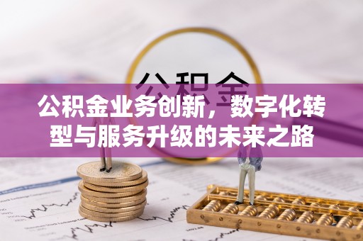 奉贤公积金业务创新，数字化转型与服务升级的未来之路
